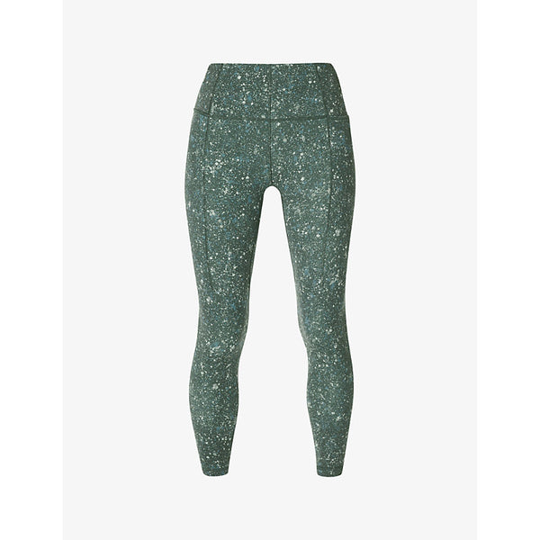 Sweaty Betty Super Soft abstract-print stretch-woven leggings