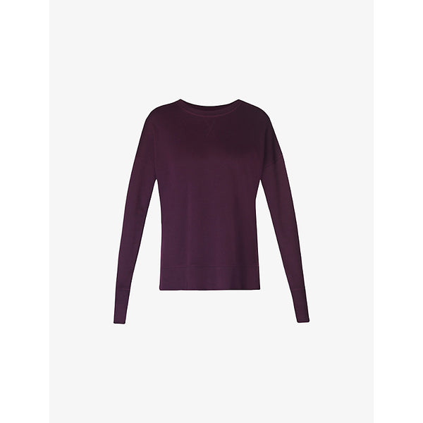 Sweaty Betty After Class Relaxed-Fit Longline Cotton-Blend Sweatshirt