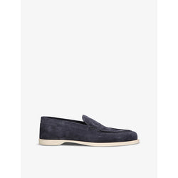 John Lobb Pace contrast-sole suede loafers | John Lobb