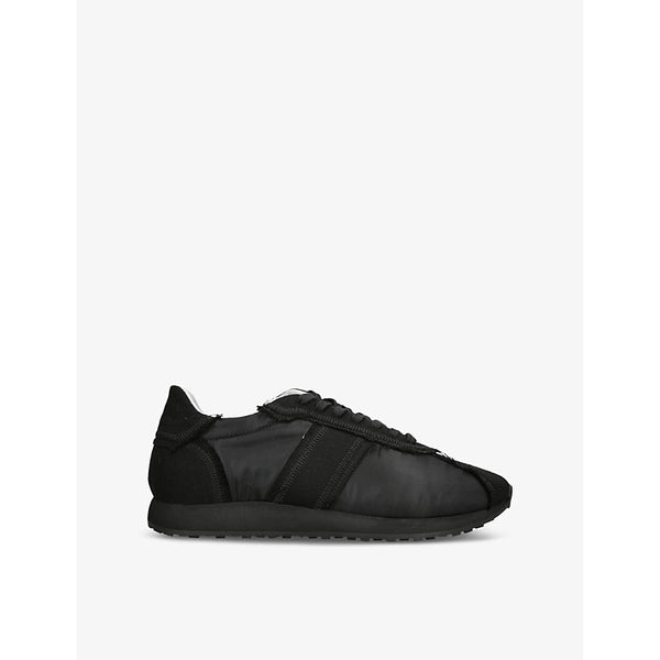 The Row Moveo panelled suede low-top trainers