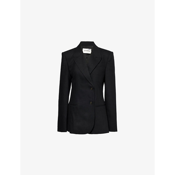 The Frankie Shop Morrison double-breasted regular-fit stretch-wool blazer