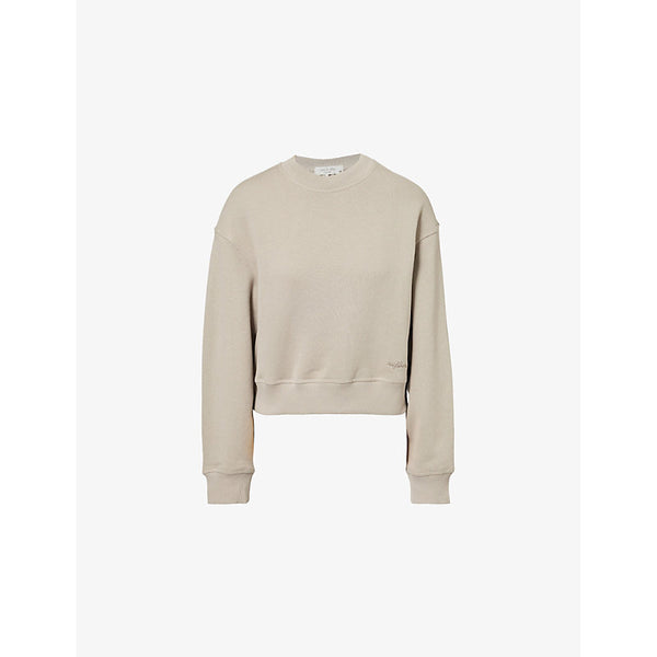 Rag & Bone Vintage text-embroidery relaxed cotton-jersey sweatshirt