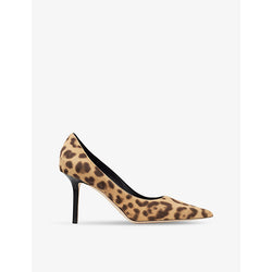 Jimmy Choo Love 85 leopard-print brushed-leather heeled courts