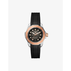 Tag Heuer WBP2451.FT6200 Aquaracer 18ct rose-gold, 0.107ct diamond and stainless-steel automatic watch