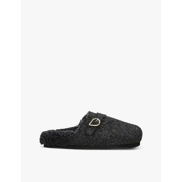 Ancient Greek Sandals Vasilitsa shearling-lined felt mules | Ancient Greek Sandals