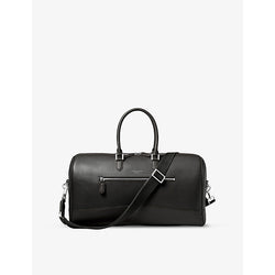 Aspinal Of London City logo-embossed leather holdall | Aspinal Of London