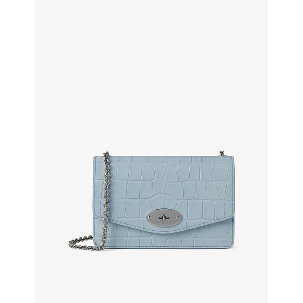 Mulberry The Small Darley croc-effect leather shoulder bag