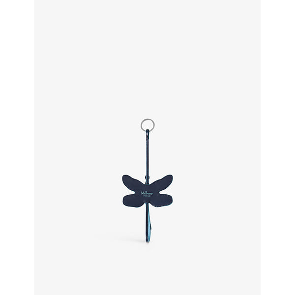 Mulberry Dragonfly leather keyring