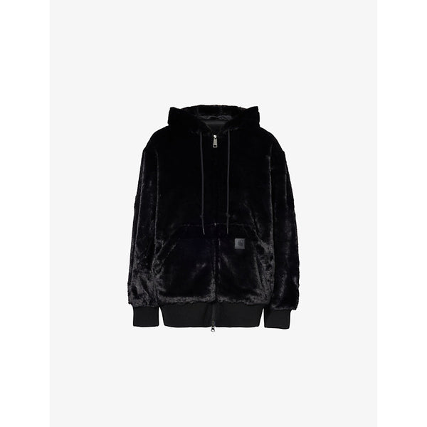 Carhartt WIP Active Hooded Relaxed-Fit Faux-Fur Jacket