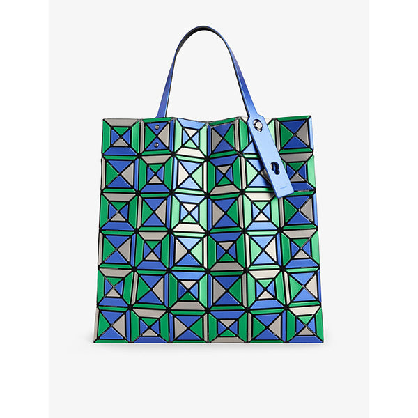 Bao Bao Issey Miyake Ensemble Geometric-Pattern PVC Tote Bag