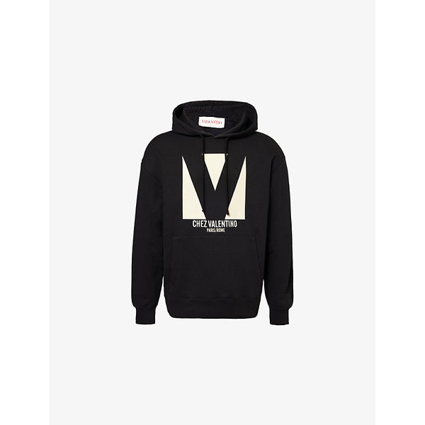 Valentino Garavani Logo-print relaxed-fit cotton-jersey hoody