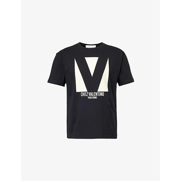 Valentino Garavani Logo-print crew-neck cotton-jersey T-shirt