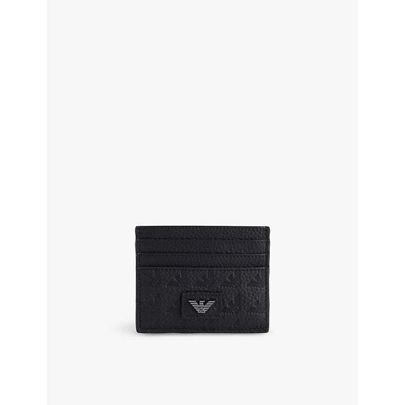 Emporio Armani Brand-plaque leather card holder | Emporio Armani