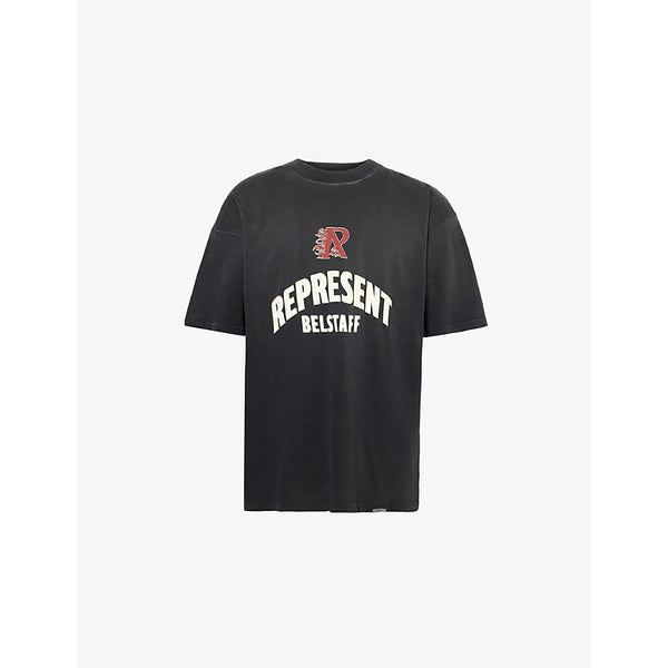 Represent x Belstaff short-sleeves relaxed-fit cotton-jersey T-shirt