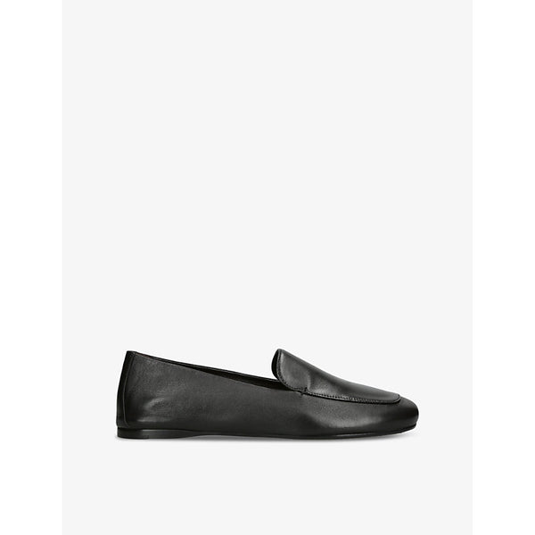 Khaite Monroe square-toe leather loafers | Khaite