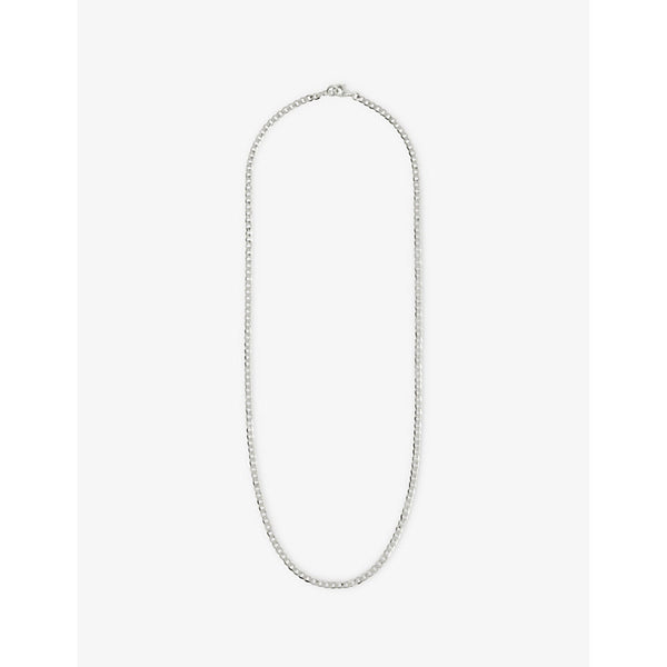 Serge Denimes Flat Cuban rhodium-plated sterling-silver chain necklace