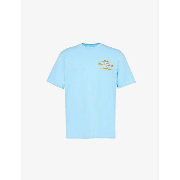 Amiri Dreamers embroidered short-sleeve cotton-jersey T-shirt