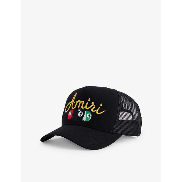 Amiri Billiards embroidered cotton baseball cap