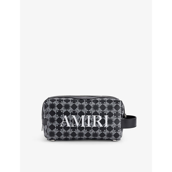 Amiri MA Quad woven monogram-print washbag | Amiri