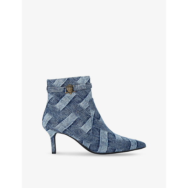 Kurt Geiger London Kensington Flexi denim ankle boots