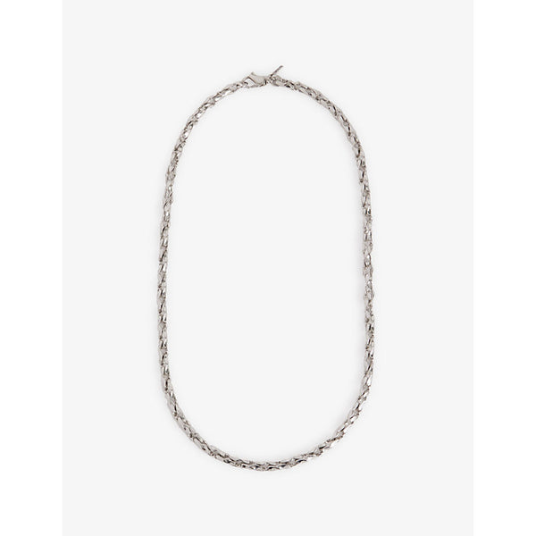 Emanuele Bicocchi Hammred Chain small sterling-silver necklace