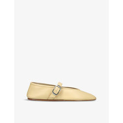 Le Monde Beryl Stella single-strap leather ballet flats