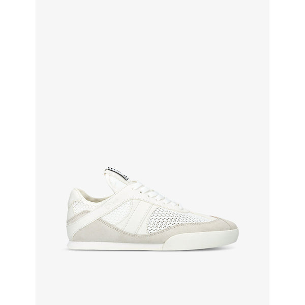 Chloe Kick brand-patch low-top suede trainers