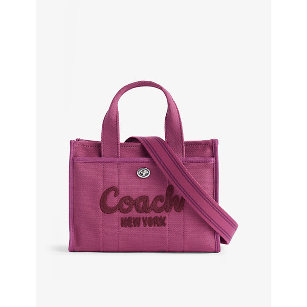 Coach Cargo 26 logo-embroidered small canvas tote bag