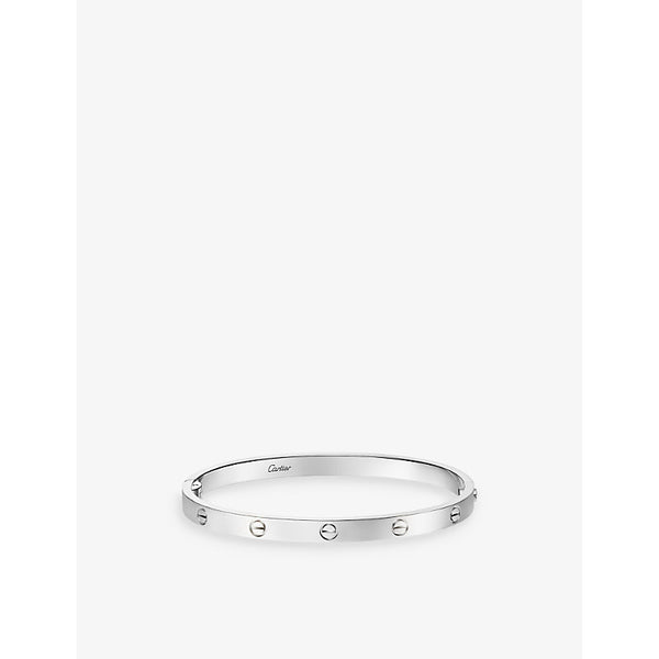 Cartier LOVE medium 18ct white-gold bracelet