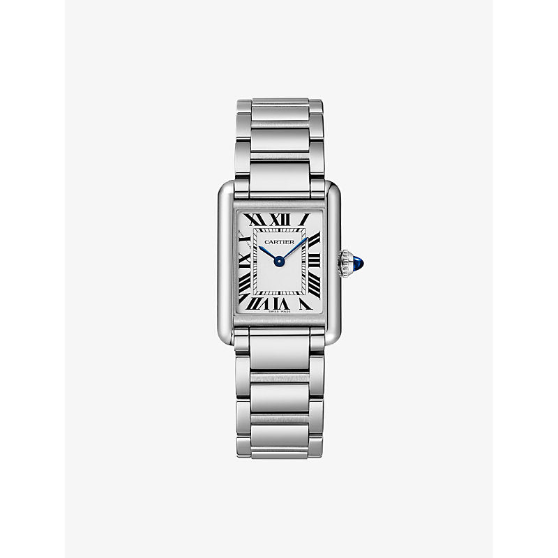 Cartier CRWSTA0091 Tank Must SolarBeat small stainless-steel quartz watch