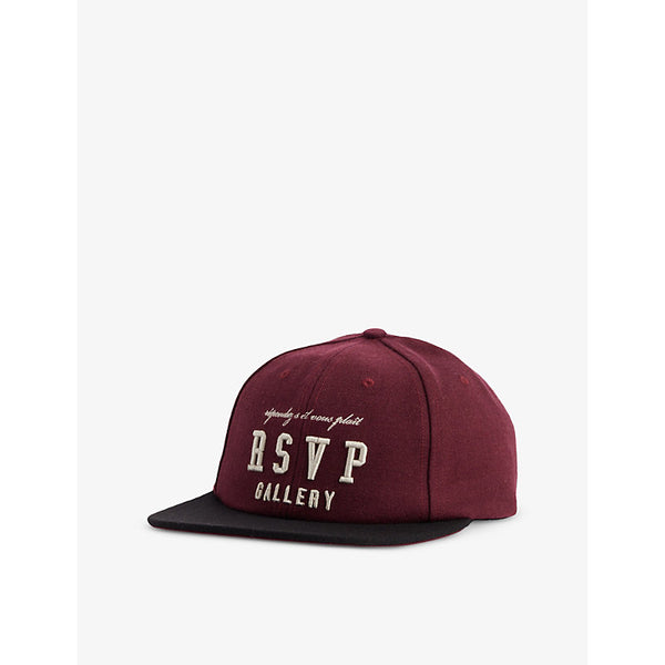 AGOLDE x RSVP Gallery logo-embroidered cotton-twill baseball cap