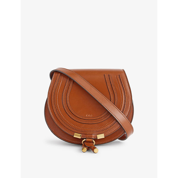 Chloe Marcie small leather saddle bag