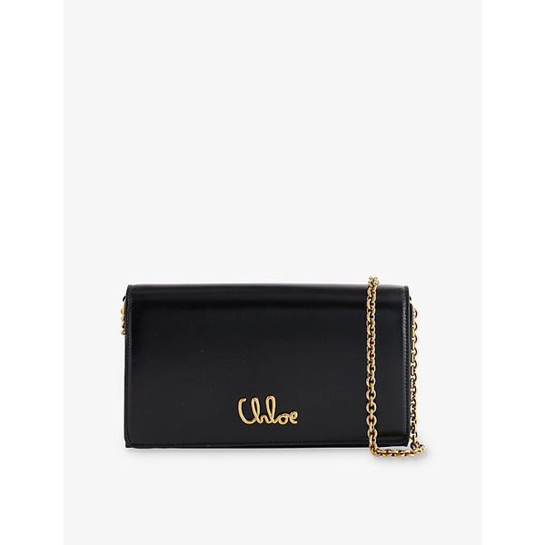 Chloe The Chloé Iconic flap leather wallet-on-chain