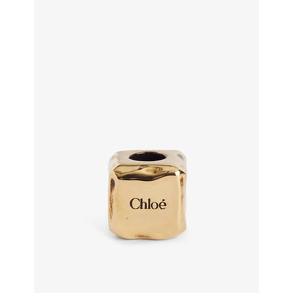 Chloe Cube Dice Brass Bracelet Charm