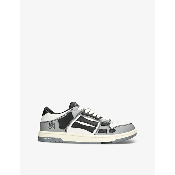 Amiri Varsity Skel panelled leather low-top trainers | Amiri