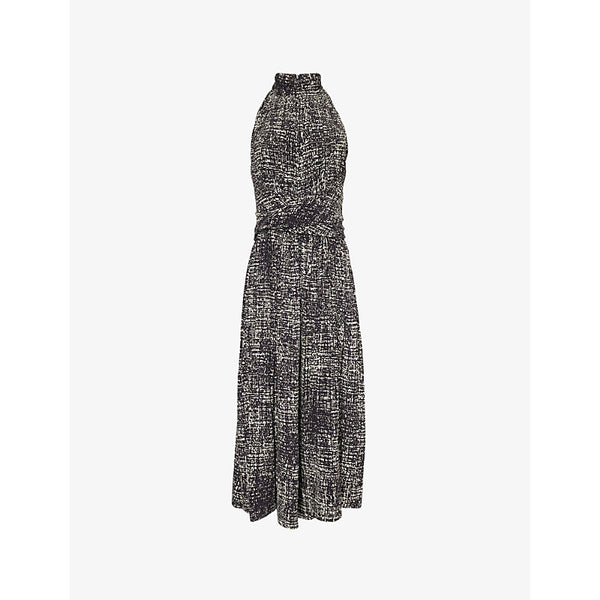 Proenza Schouler Lola abstract-print woven maxi dress | PROENZA SCHOULER