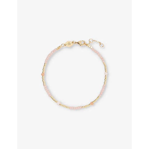 Anni Lu Clemence 18ct yellow gold-plated brass bracelet