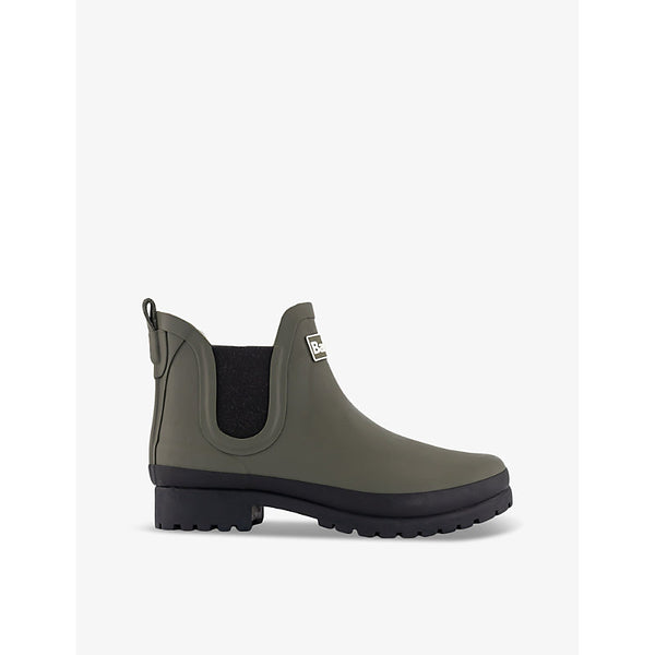 Barbour Aubrey faux fur-lined rubber wellington boots