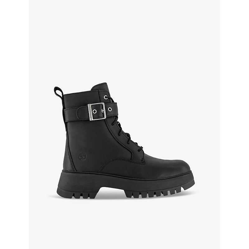 Timberland Cora Valley buckle-embellished leather ankle boots | Timberland