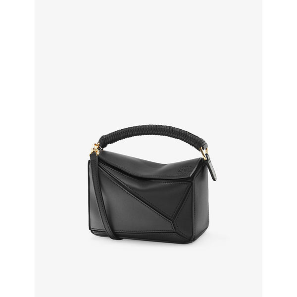 Loewe Puzzle mini woven-handle cross-body bag