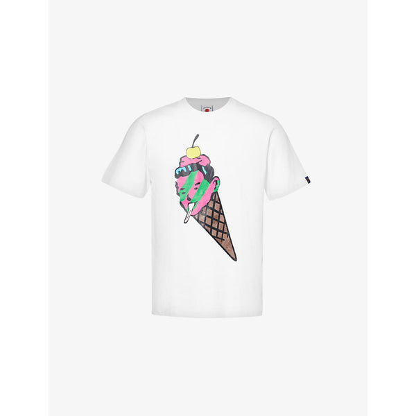 Icecream Cone Man short-sleeve cotton-jersey T-shit