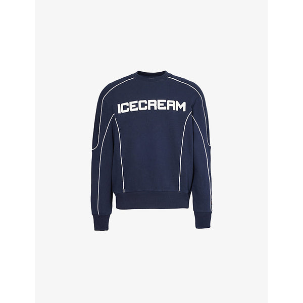 Icecream Training Crewneck Cotton-Jersey Sweatshirt