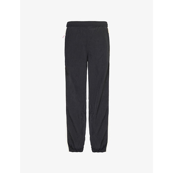 Icecream Contrast-Panel Relaxed-Fit Tapered-Leg Shell Jogging Bottoms