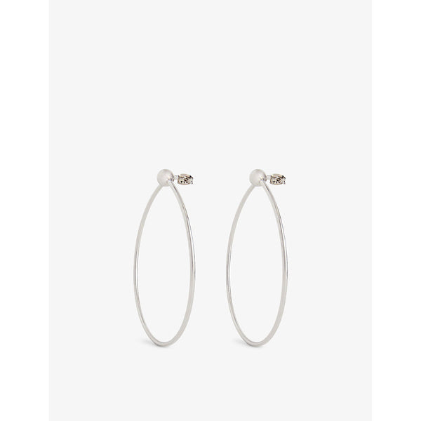 Justine Clenquet Marfa palladium-plated brass earrings