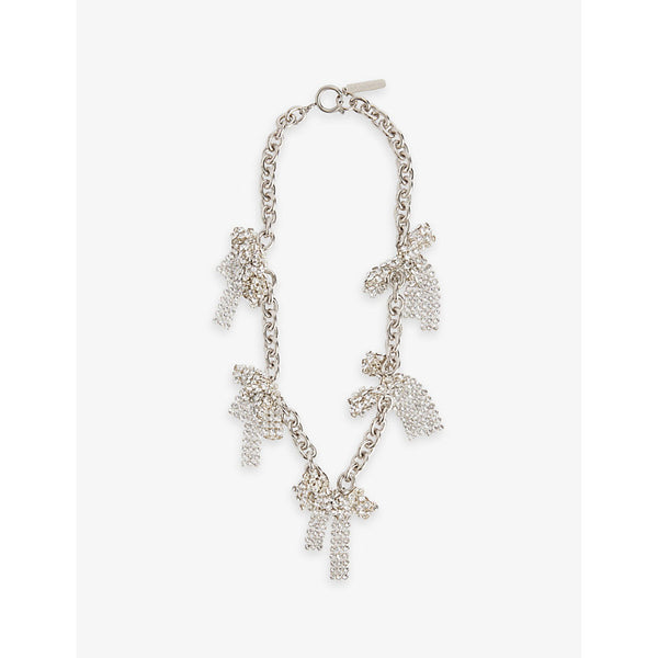 Justine Clenquet Sammy palladium-plated brass necklace