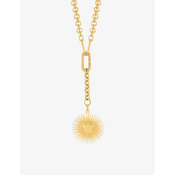 Rachel Jackson Electric Goddess Hardware Chain 22ct yellow gold-plated sterling-silver necklace