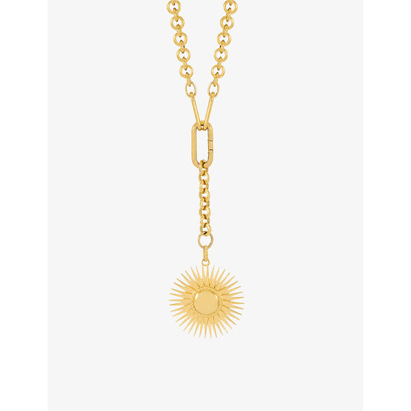 Rachel Jackson Electric Goddess Hardware Chain 22ct yellow gold-plated sterling-silver necklace