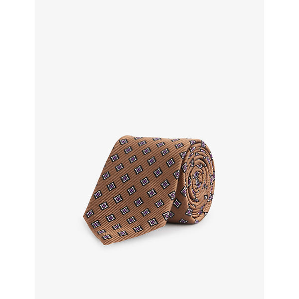 Valentino Garavani Valentie micro check-pattern silk tie