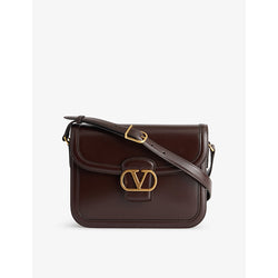 Valentino Garavani VLogo leather shoulder bag | Valentino Garavani