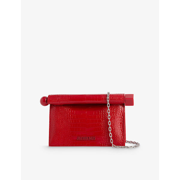 Jacquemus Rond Carré Small Leather Clutch